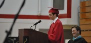 Speech from senior Brad Gallow opens the 54th Baccalaureate ceremony.