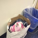 Through April 17, students can bring used clothes into their academic labs for a chance to win a free breakfast. 