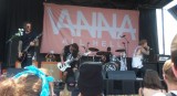 The band VANNA performs at the Monster Energy South stage during Warped Tour. The concert festival, which took place at the Hollywood Casino Amphitheatre, had seven different stages. 