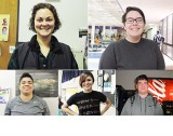 Freshman counselor Anne Kraus, junior Damien Pruett, senior Noelle Francisco, sophomore Jordan Sanders and freshman Colin Vandermude share their coming out stories. 